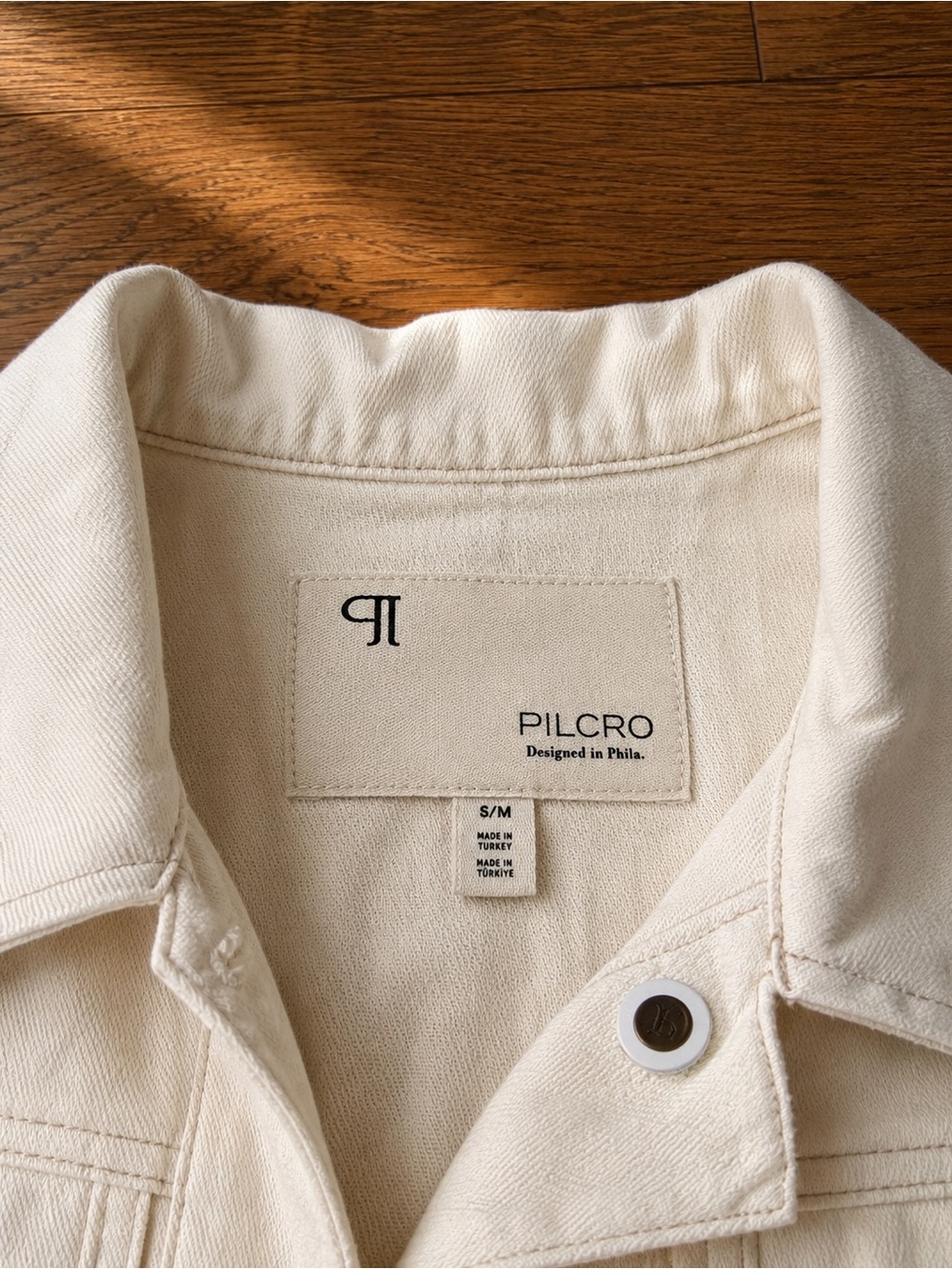Anthropologie Pilcro Weston Cape Denim Boyfriend Jacket Sz S/M NWOT - Picture 3 of 8